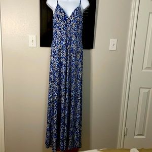 NWT - Michael Kors - Blue Paisley Jersey Sundress - S